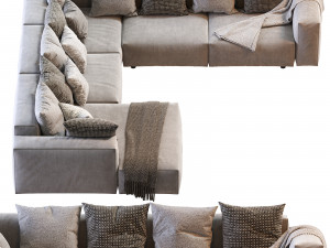 hills sofa 3D Модель