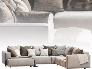 hills sofa 3D Модель