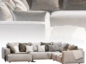 hills sofa 3D Model