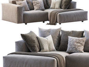 hills sofa 3D Модель
