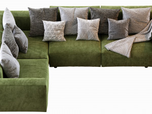 hills sofa 3D Model