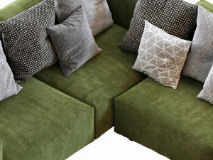 hills sofa 3D Model