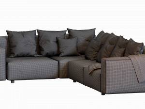 hills sofa 3D Model