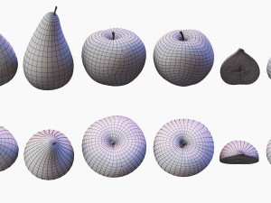 fruits 3Dモデル