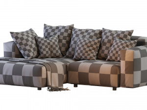 hills sofa Modelo 3D