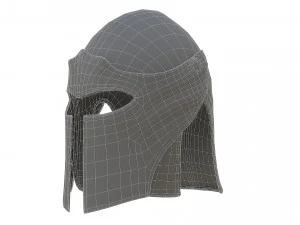 armor barbuta helmet 3D Model