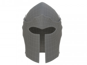armor barbuta helmet 3Dモデル