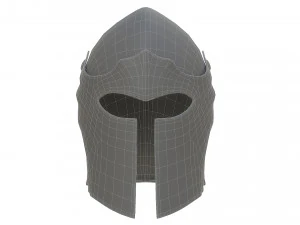 armor barbuta helmet 3D Model