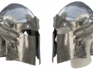 armor barbuta helmet 3Dモデル