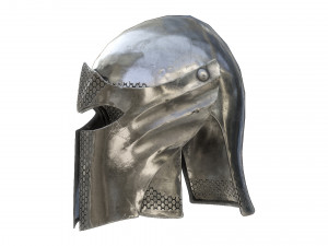 armor barbuta helmet 3Dモデル
