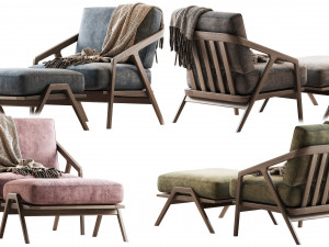 armchair katakana 3D 模型