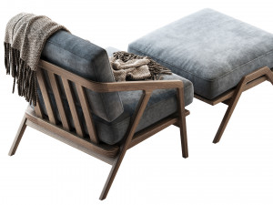 armchair katakana 3D Model