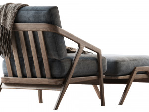 armchair katakana 3D Model