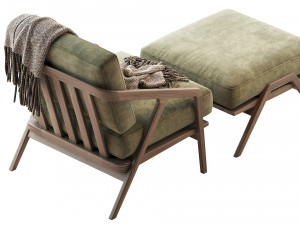 armchair katakana 3D Model