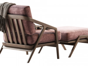 armchair katakana 3D Model