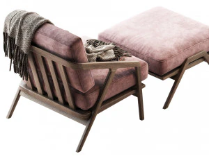 armchair katakana 3D Model
