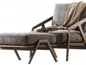 armchair katakana 3D Model