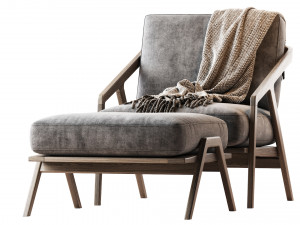 armchair katakana 3D Model