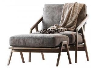 armchair katakana 3D Model