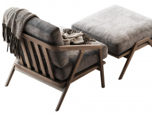 armchair katakana 3D Model