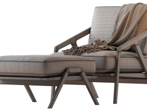 armchair katakana 3D Model