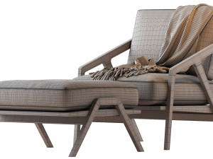 armchair katakana 3D Model
