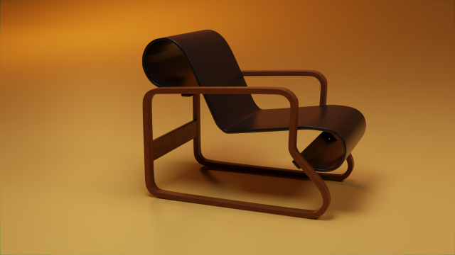 paimio chair Model 3D .c4d .max .obj .3ds .fbx .stl .blend 
