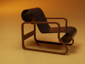 Paimio-Stuhl 3D Modell