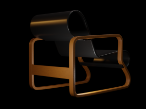 paimio chair Model 3D
