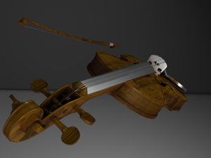great violin 3D Model