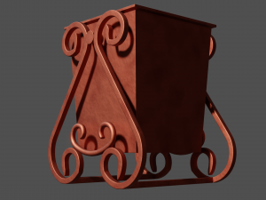 litter bin 3D Model