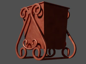 litter bin 3D Model