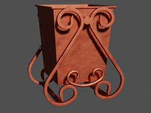 litter bin 3D Model