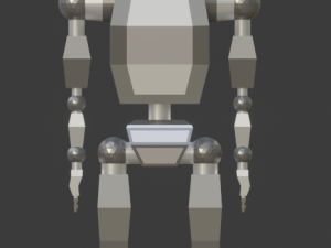 robot for animation Modello 3D