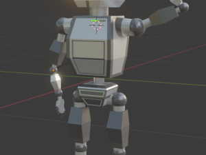 robot for animation Modello 3D