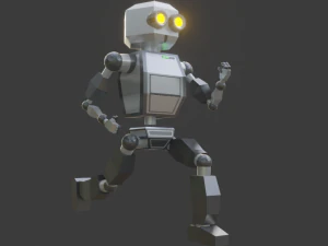 animasyon i&ccedil;in robot 3D Model