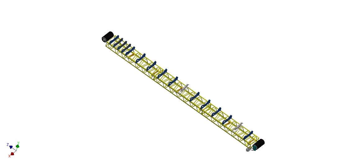 conveyor belt 3D Model .c4d .max .obj .3ds .fbx .stl .blend 