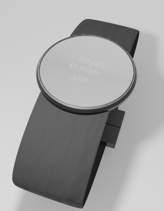 electronic watch Modèle 3D .c4d .max .obj .3ds .fbx .stl .blend 