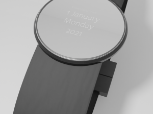 electronic watch Modèle 3D