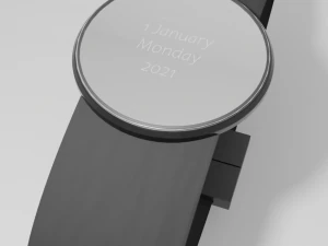 montre &eacute;lectronique Modèle 3D