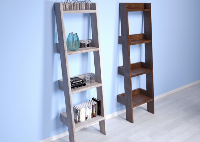 rack decorative shelves 3D मॉडल .c4d .max .obj .3ds .fbx .stl .blend 