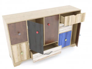 b&uuml;y&uuml;k tasarımcı şifonyer bilis 3D Model