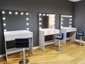 makeup artist workplace makeup mirror dressing room mirror visage-mirror 3D Model