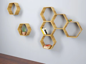 shelf decor decorative shelves 3D Model