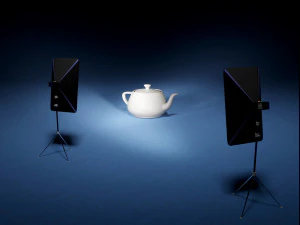 spotlight photo studio equipment tripod stroboscope studio light 3D Model