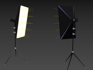 spotlight photo studio equipment tripod stroboscope studio light 3D Model