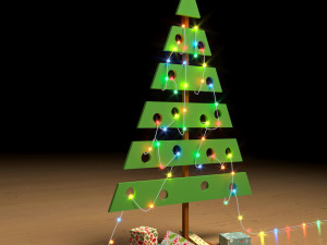 creative christmas tree spruce 3D Model