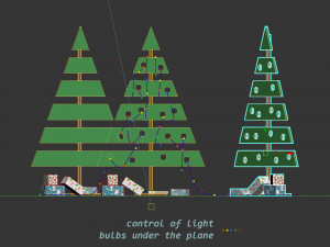 creative christmas tree spruce Modello 3D