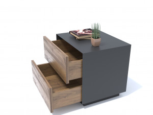 set of 10 different bedside tables bedside table Modelo 3D