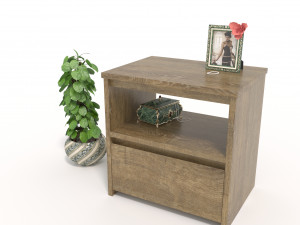 set of 10 different bedside tables bedside table Modelo 3D